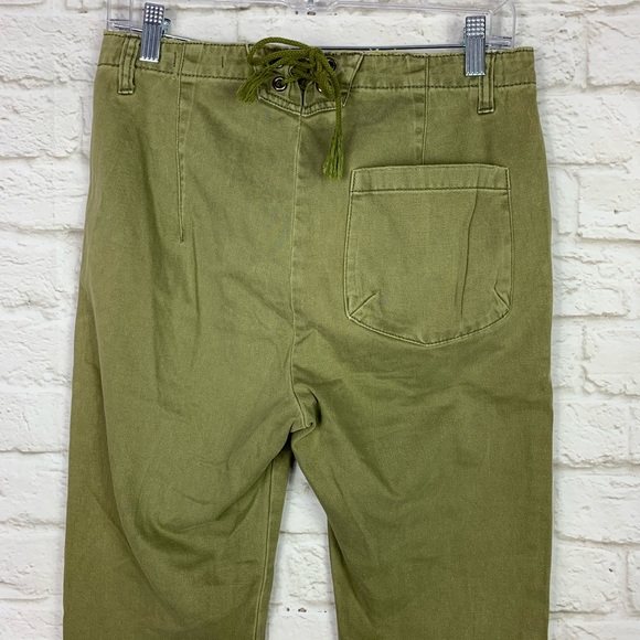BDG Urban Outfitters Juli Lace Up Army Green Pants - Picture 5 of 8